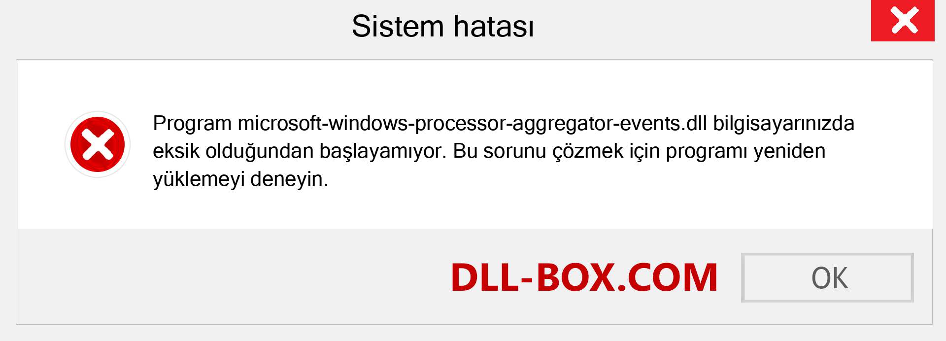 microsoft-windows-processor-aggregator-events.dll dosyası eksik mi? Windows 7, 8, 10 için İndirin - Windows'ta microsoft-windows-processor-aggregator-events dll Eksik Hatasını Düzeltin, fotoğraflar, resimler